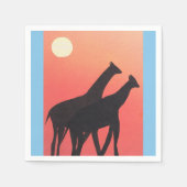 Cocktail Napkins mit Giraffendesign Serviette (Vorderseite)