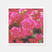 Cocktail Napkins mit hellrosa Blumendesign Serviette (Vorderseite)