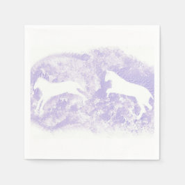 Cocktail Napkins mit Pferdedesign Serviette