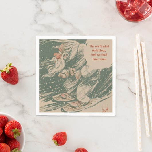 Cocktail Napkins North Wind Serviette (Beispiel)