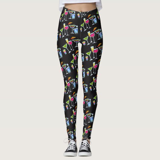 COCKTAIL OBEN! LEGGINGS (Vorderseite)