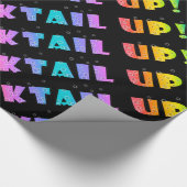 Cocktail oben! PACKPAPIER (Ecke)