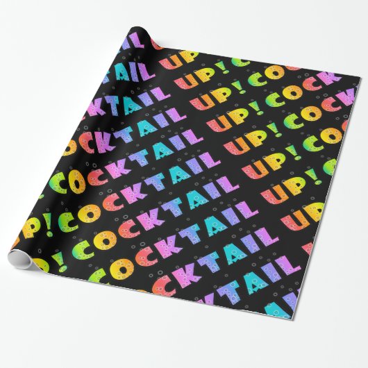 Cocktail oben! PACKPAPIER (Ungerollt)