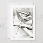 COCKTAIL ODER ERWACHSENE PARTY EINLADUNG (Vorderseite)