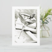 COCKTAIL ODER ERWACHSENE PARTY EINLADUNG (Stehend Vorderseite)