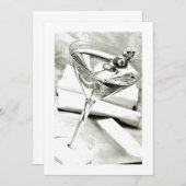 COCKTAIL ODER ERWACHSENE PARTY EINLADUNG (Vorne/Hinten)