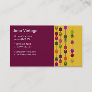 Cocktail-Oliven-Visitenkarte Visitenkarte