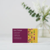 Cocktail-Oliven-Visitenkarte Visitenkarte (Stehend Vorderseite)