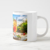 Cocktail on beach Jumbo-Tasse (Rechts)