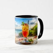 Cocktail on beach tasse (VorderseiteRechts)