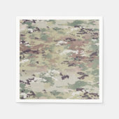 Cocktail Paper Napkin Army OCP Camouflage Uniform  Serviette (Vorderseite)