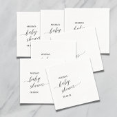 Cocktail Paper Napkin Modernes Minimalistisches Ei Serviette