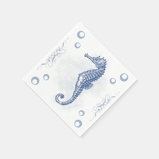 Cocktail Paper Napkin Seepferd Ocean Beach Water Serviette (Ecke)