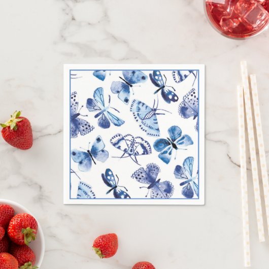 Cocktail Paper Napkins-Butterfisch Serviette (Beispiel)