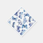 Cocktail Paper Napkins-Butterfisch Serviette (Ecke)