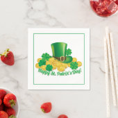 Cocktail Paper Napkins-St. Patrick's Day Serviette (Beispiel)