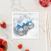 Cocktail Papier Napkin Ornamente Schneeflocken Sch Serviette (Beispiel)