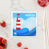 Cocktail-Papierservietten aus dem Leuchtturm Serviette (Beispiel)