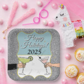 Cocktail-Party, anspruchsvolle Gespräche, trinken Pappteller (Party)