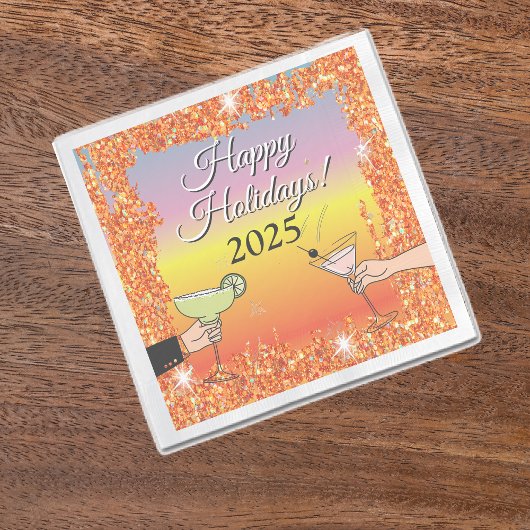 Cocktail-Party, anspruchsvolle Gespräche, trinken Serviette