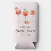 Cocktail-Party-Brautparty Selters Dosenkühler (Rückseite)