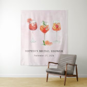 Cocktail-Party-Brautparty Wandteppich (Beispiel)