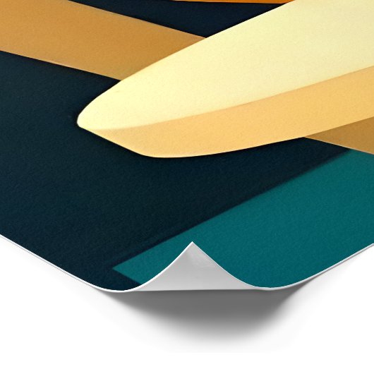 Cocktail Party Couples Shared Attraction Poster (Ecke)