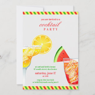 Cocktail Party Drinken Wohnung Einladung