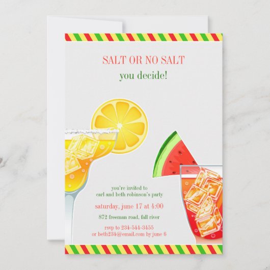 Cocktail Party Drinken Wohnung Einladung (Vorderseite)