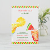 Cocktail Party Drinken Wohnung Einladung (Stehend Vorderseite)