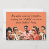 Cocktail-Party-Drinks kommen zusammen Einladung (Vorderseite)
