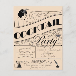 Cocktail-Party Einladung