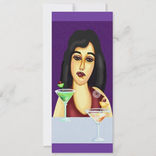 Cocktail-Party Einladung (Vorderseite)