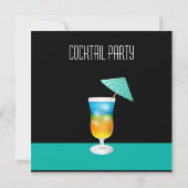 Cocktail-Party Einladung (Rückseite)