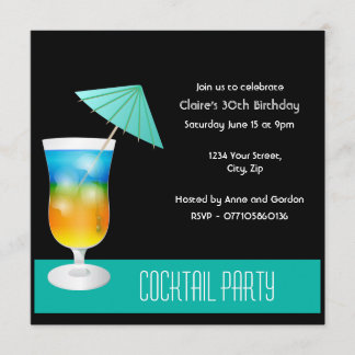 Cocktail-Party Einladung