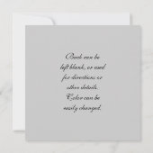 Cocktail-Party Einladung (Rückseite)