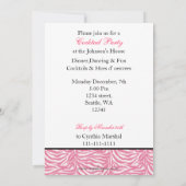 Cocktail-Party Einladung (Rückseite)