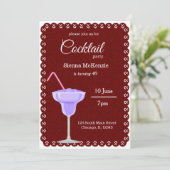 Cocktail-Party Einladung (Stehend Vorderseite)