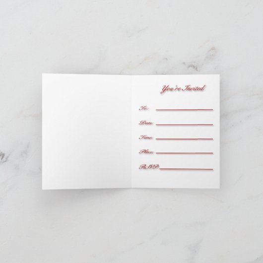 Cocktail-Party Einladung (Innenseite)