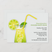 Cocktail-Party Einladung (Vorne/Hinten)