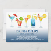 Cocktail Party Einladung (Vorderseite)