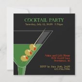 Cocktail-Party Einladung (Rückseite)