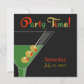 Cocktail-Party Einladung (Vorderseite)