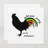 Cocktail-Party Einladung (Vorne/Hinten)