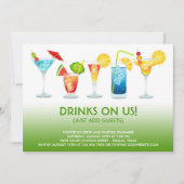 Cocktail Party Einladung (Vorderseite)