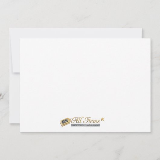 Cocktail Party Einladung (Rückseite)