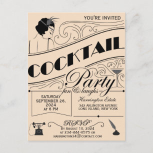 Cocktail-Party Einladung