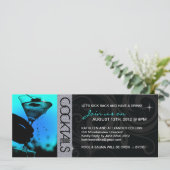 Cocktail-Party Einladung (Stehend Vorderseite)