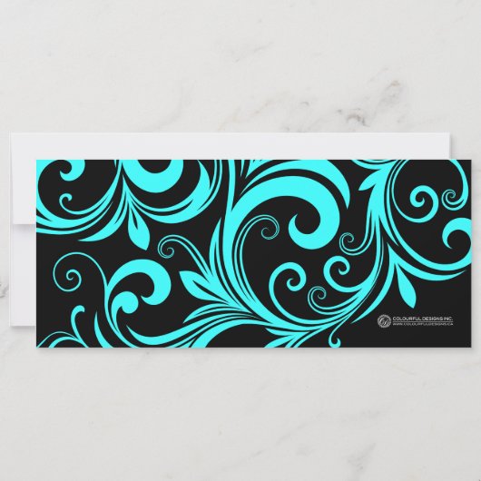 Cocktail-Party Einladung (Rückseite)