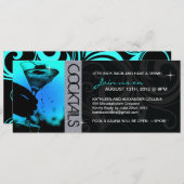 Cocktail-Party Einladung (Vorne/Hinten)